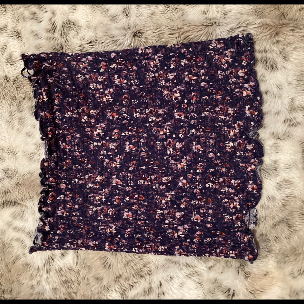 Floral tube top